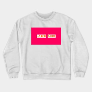 Jaded Alice pink logo Crewneck Sweatshirt